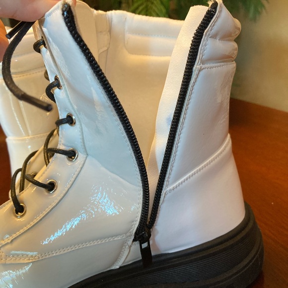YOKI white boot with zipper side size 11 NEW - Picture 5 of 6